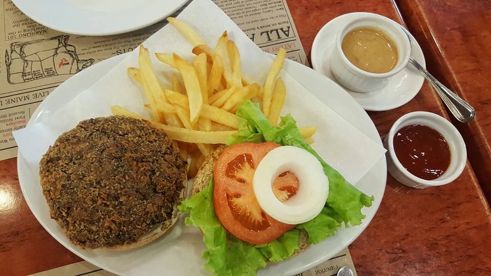Mamou's mushroom burger