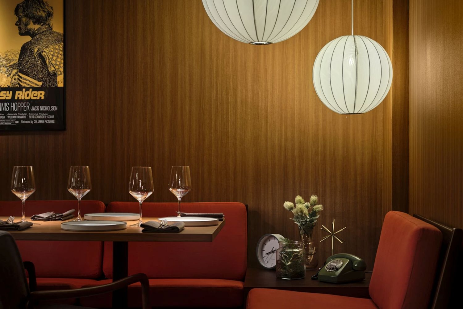 The restaurant is decked out with retro touches (Photo: Owen Ragget)
