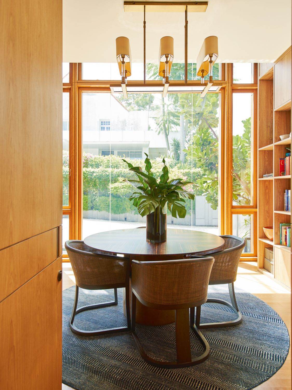 A view of the study from the hallway