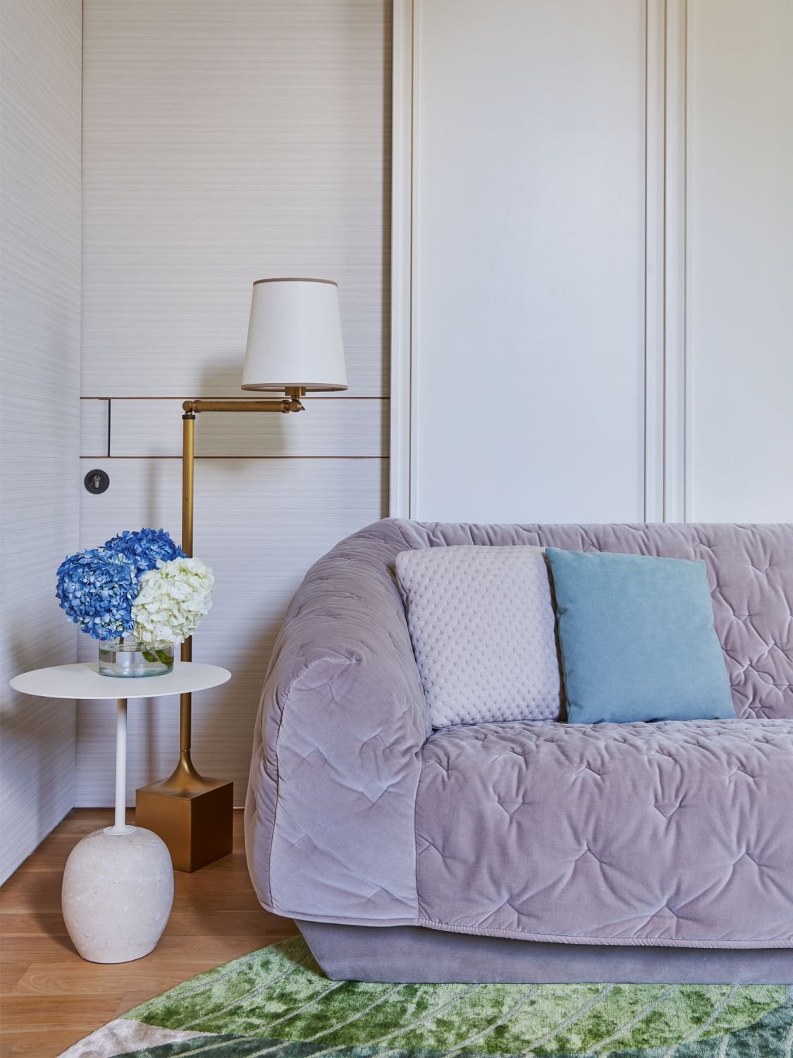This lounge area in the master suite has unexpectedly become one of the children’s favourite hangouts in the house