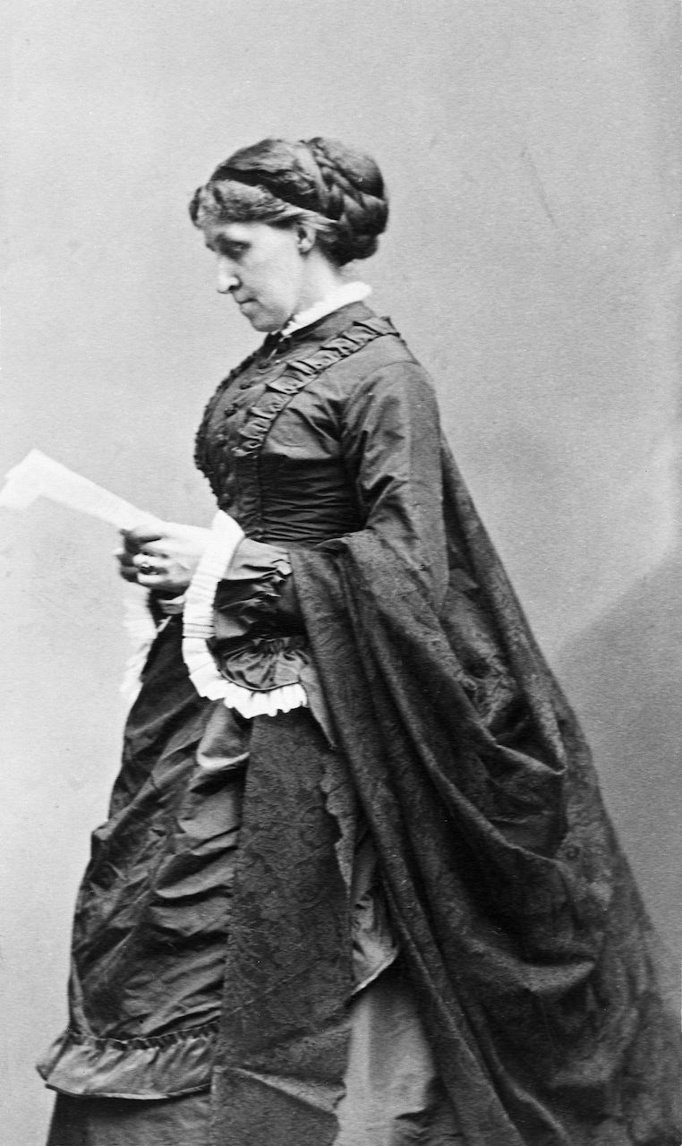 (Original Caption) Portrait of Louisa May Alcott (1832-1888) American Author.