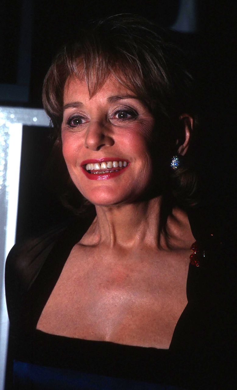 Alan Alda and Barbara Walters attend Museum of Television and Radio Gala Honoring Alan Alda and Barbara Walters at the Waldorf Astoria Hotel in New York City on February 8, 1996. (Photo by Ron Galella, Ltd./Ron Galella Collection via Getty Images)