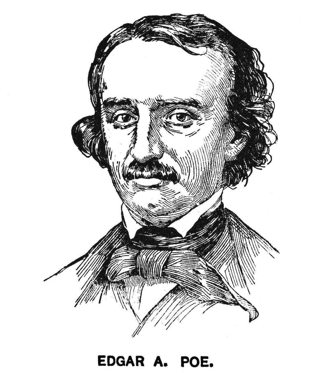 Copyright has expired on this artwork. From my own archives, digitally restored.Edgar Allan Poe, American writer, poet, editor, and literary critic. Poe is best known for his poetry and short stories, particularly his tales of mystery and the macabre.