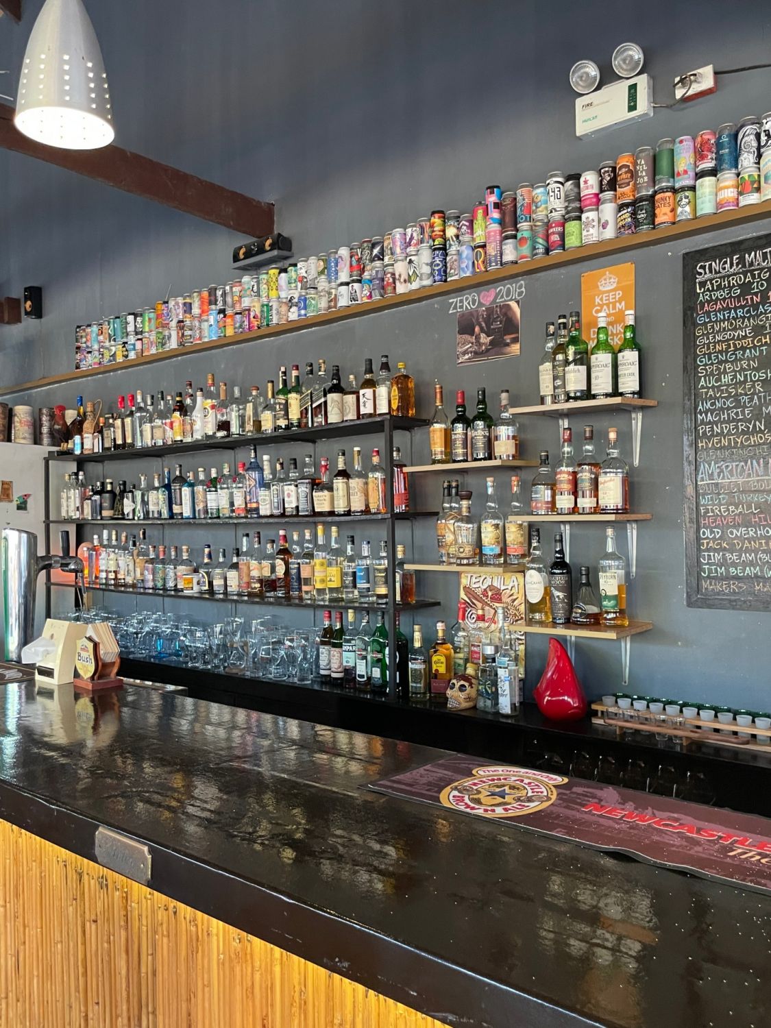 Ken's Place has a great collection of liquor, too
