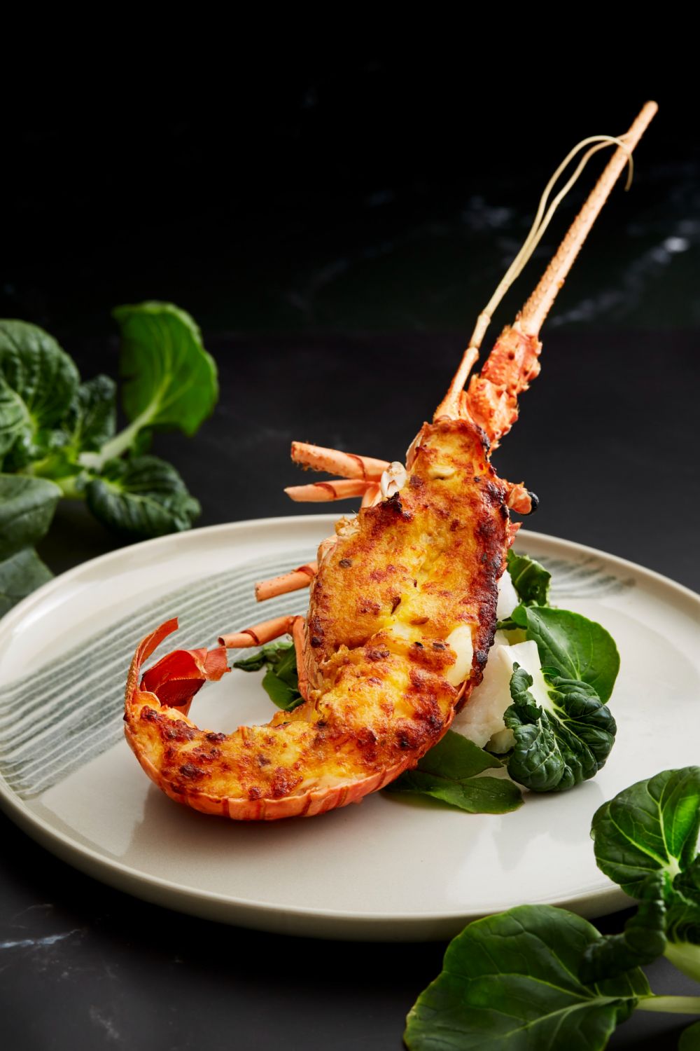 Oven baked lobster with garlic and cheese sauce (Photo: Mandarin Oriental, Kuala Lumpur)