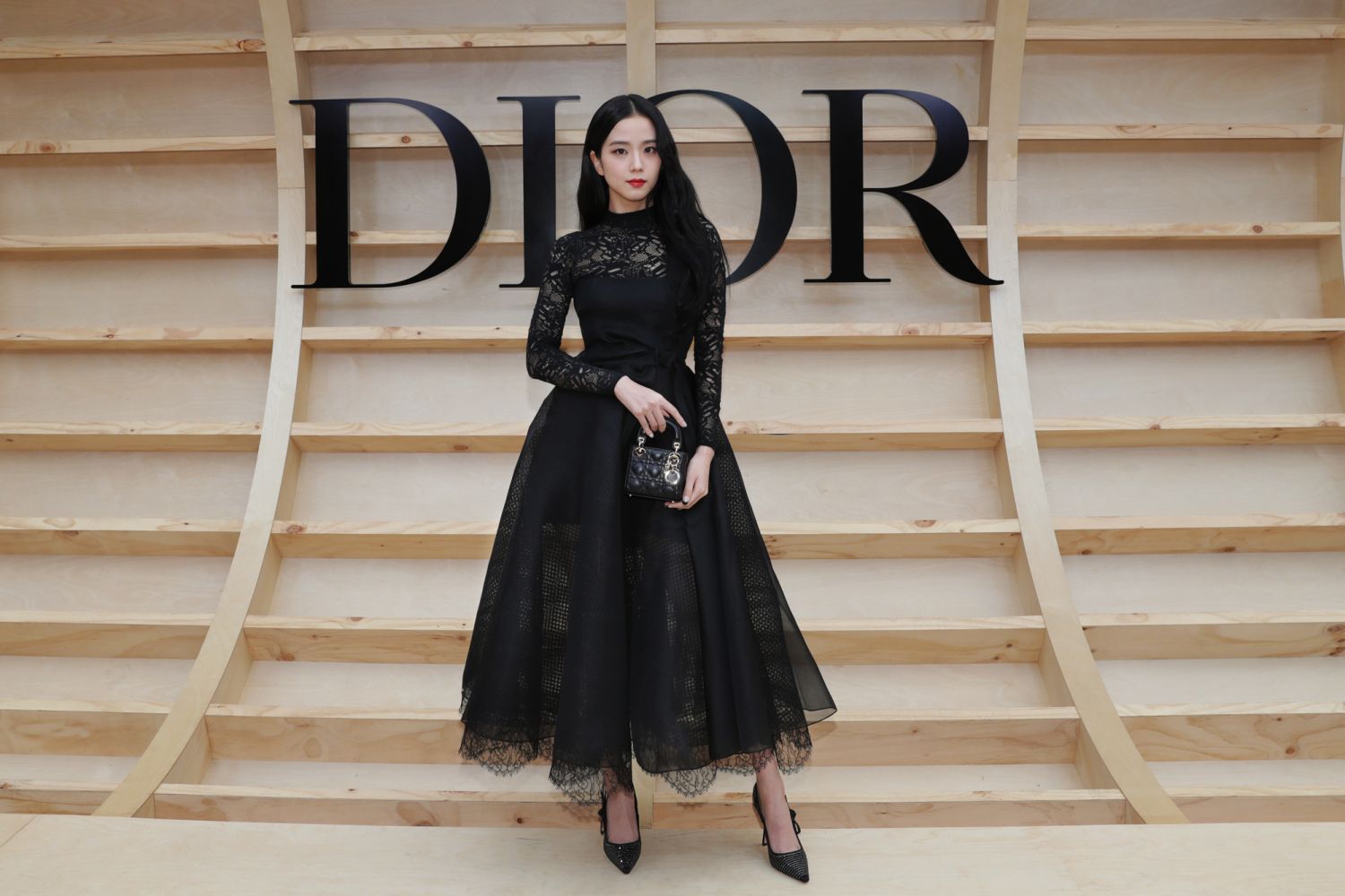 SEOUL, SOUTH KOREA - APRIL 30: Singer Jisoo attends the DIOR Show Prefall 2022 photocall at Ewha Women's University on April 30, 2022 in Seoul, South Korea. (Photo by Myunggu Han/Getty Images for Dior)