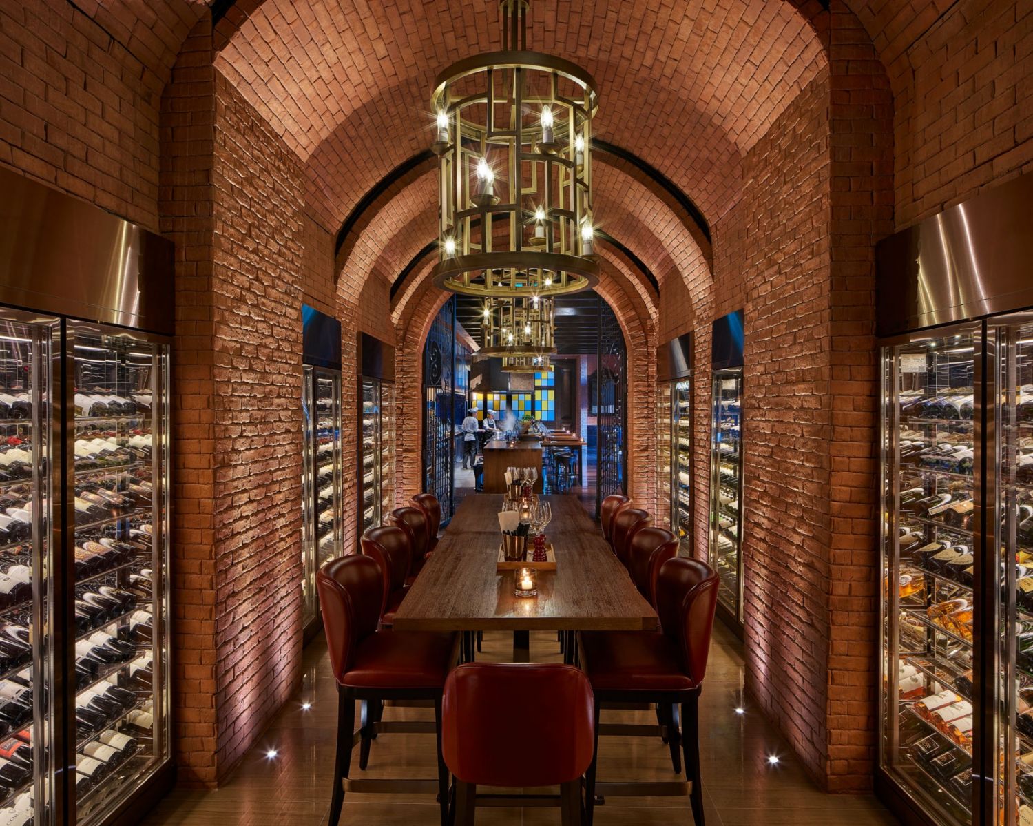 Interiors of The Cellar at Grand Hyatt Manila