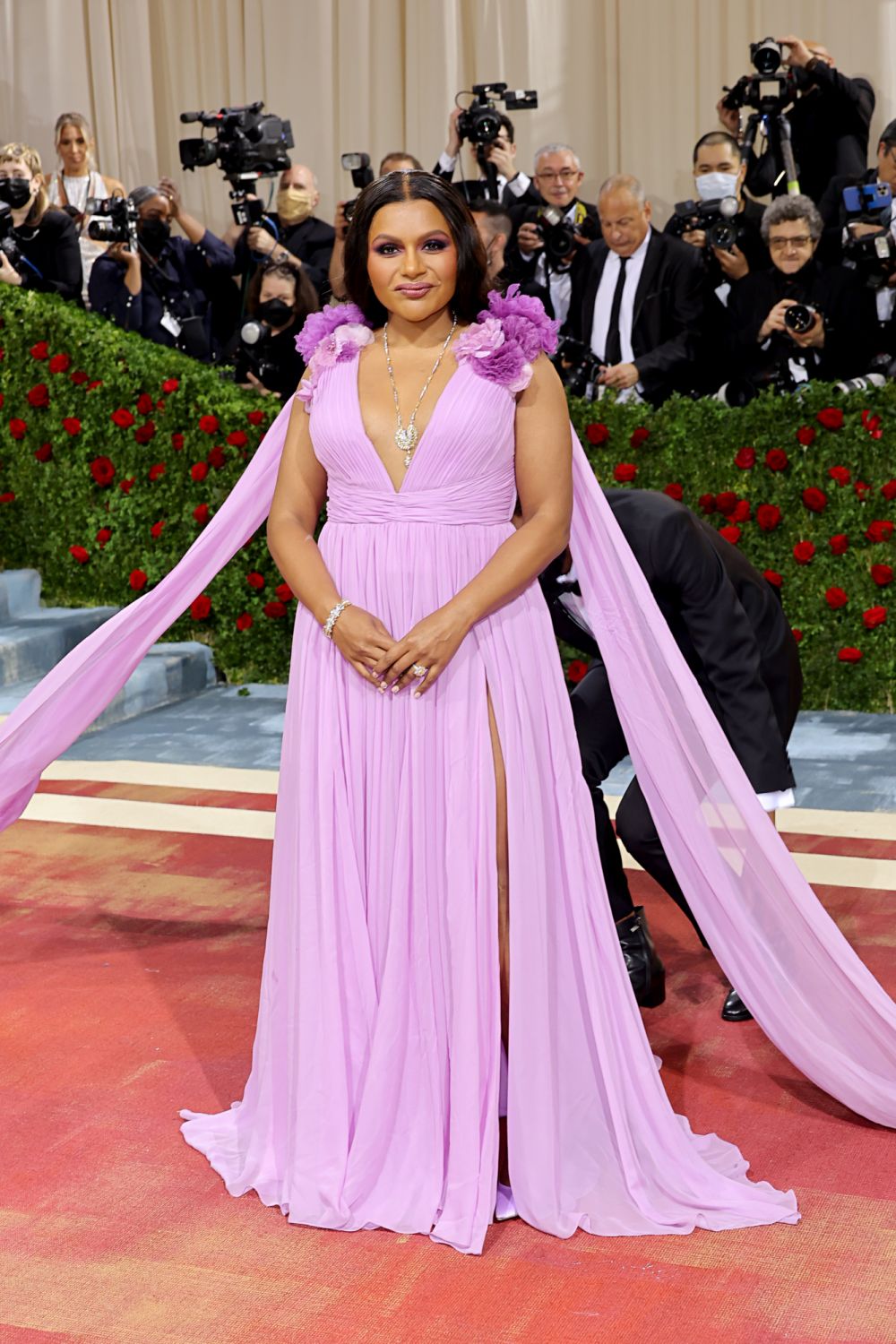 NEW YORK, NEW YORK - MAY 02: Mindy Kaling attends The 2022 Met Gala Celebrating "In America: An Anthology of Fashion" at The Metropolitan Museum of Art on May 02, 2022 in New York City. (Photo by Mike Coppola/Getty Images)