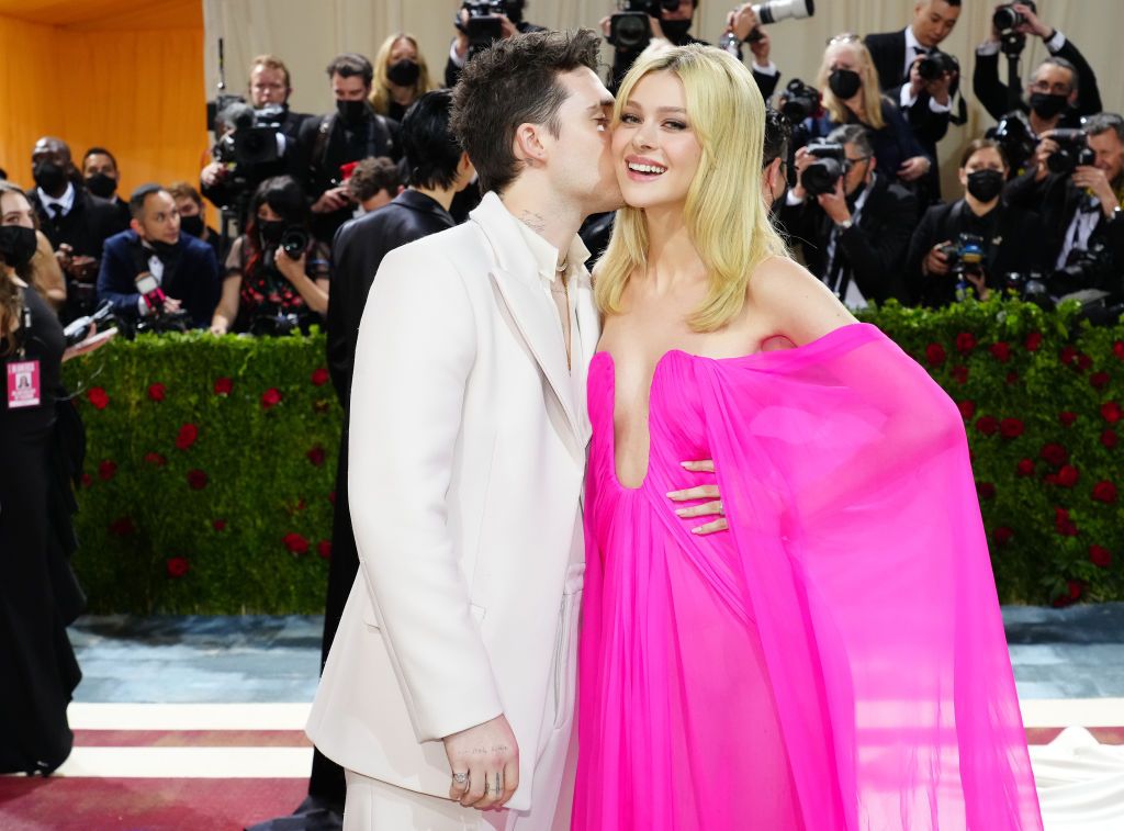 NEW YORK, NEW YORK - MAY 02: (L-R) Brooklyn Beckham and Nicola Peltz attend The 2022 Met Gala Celebrating "In America: An Anthology of Fashion" at The Metropolitan Museum of Art on May 02, 2022 in New York City. (Photo by Jeff Kravitz/FilmMagic)