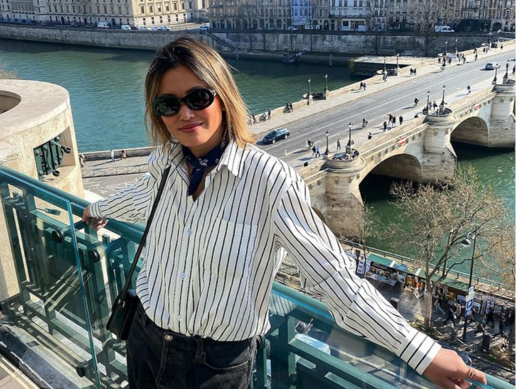 Paris-based Filipina fashion designer Charina Sarte poses for a photo (Photo: Charina Sarte/Instagram)