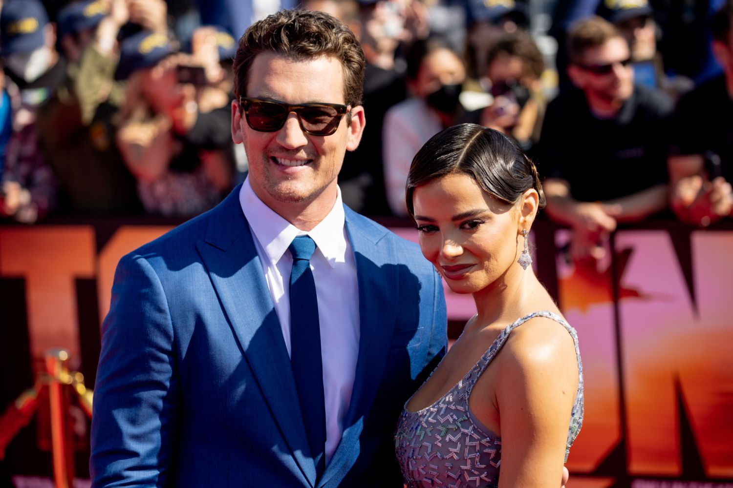 Miles Teller and Keleigh Sperry (Photo by Emma McIntyre/WireImage)