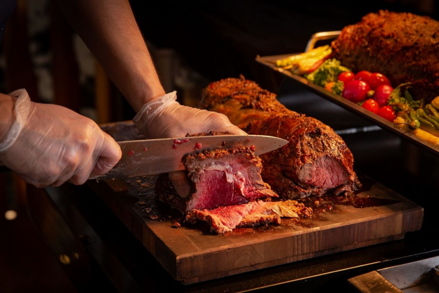 Carving of the Day varies each week at the Nobu Sunday brunch