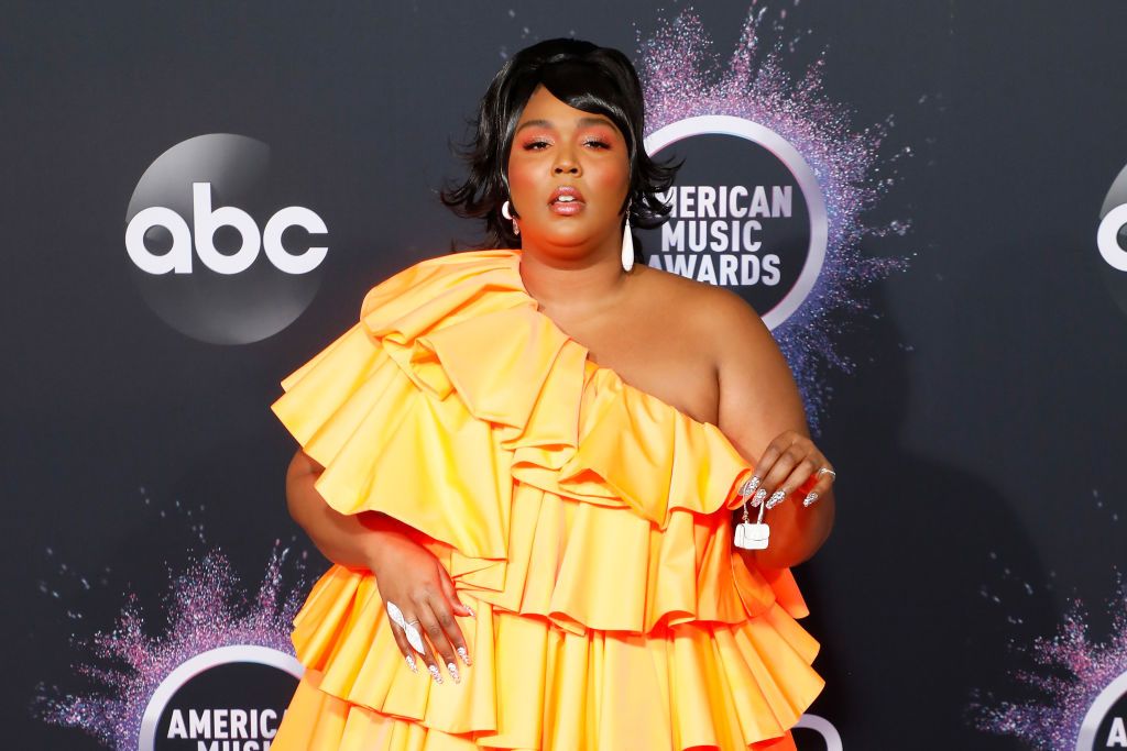 LOS ANGELES, CALIFORNIA - NOVEMBER 24: Lizzo attends the 2019 American Music Awards at Microsoft Theater on November 24, 2019 in Los Angeles, California. (Photo by Taylor Hill/FilmMagic)