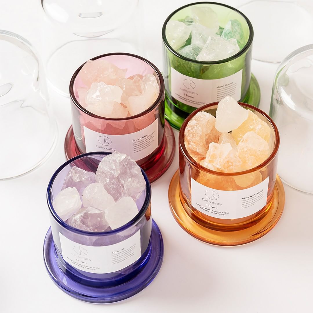 Crystal diffusers from Cathy Kathy (Photo: Courtesy of Cathy Kathy)