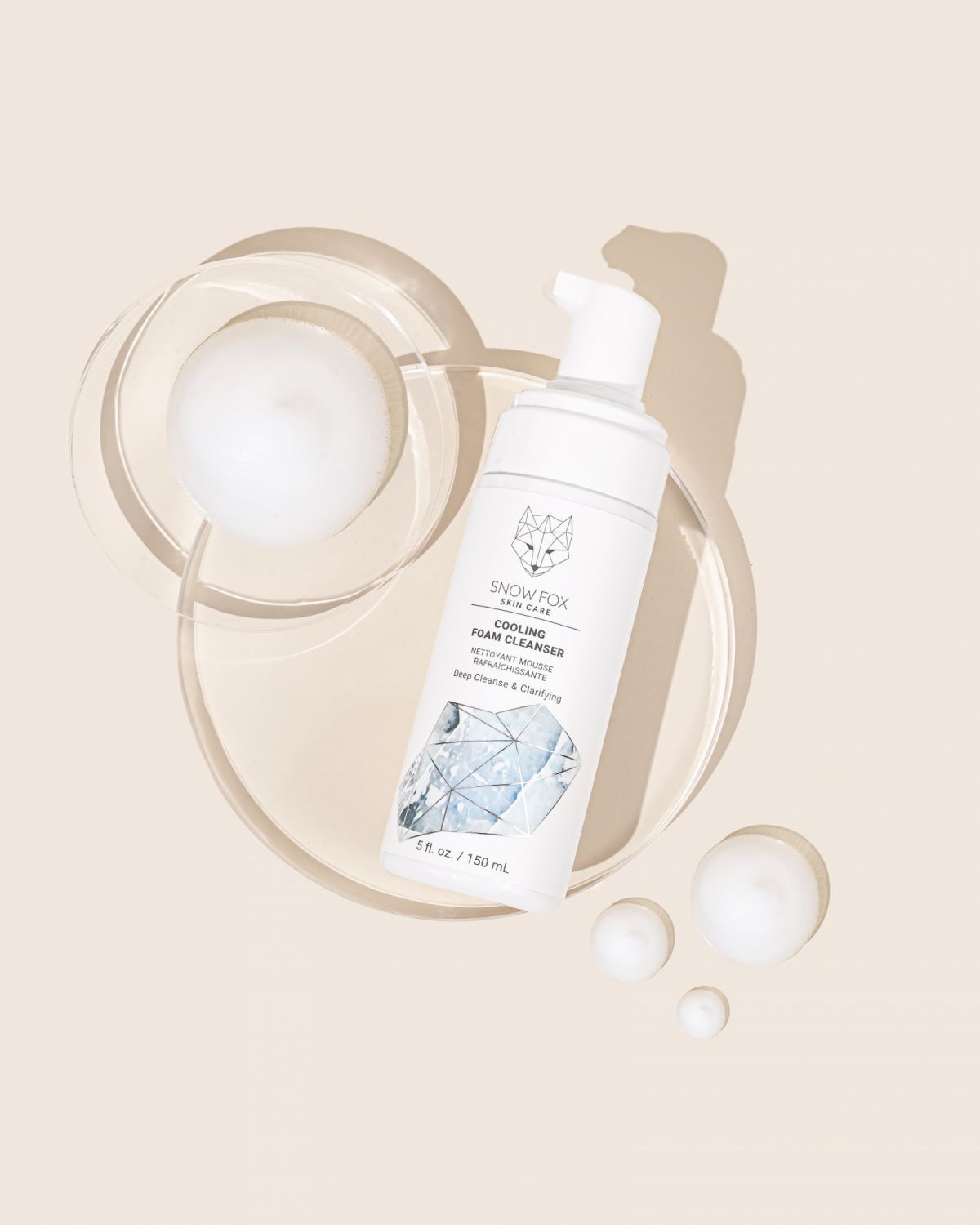 Snow Fox涼感潔顏慕絲150ml/NT$920