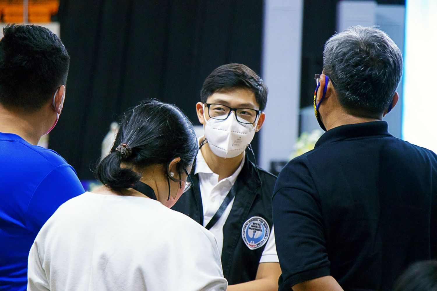 Jude Liao, youth coordinator of the Diocese of Cubao and the National Capital Region Youth Coordinating Council also leads PPCRV volunteers at the command centre