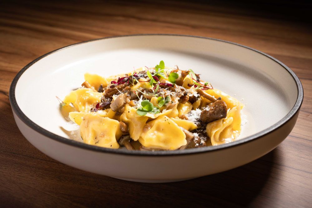 Celery root cappellacci
