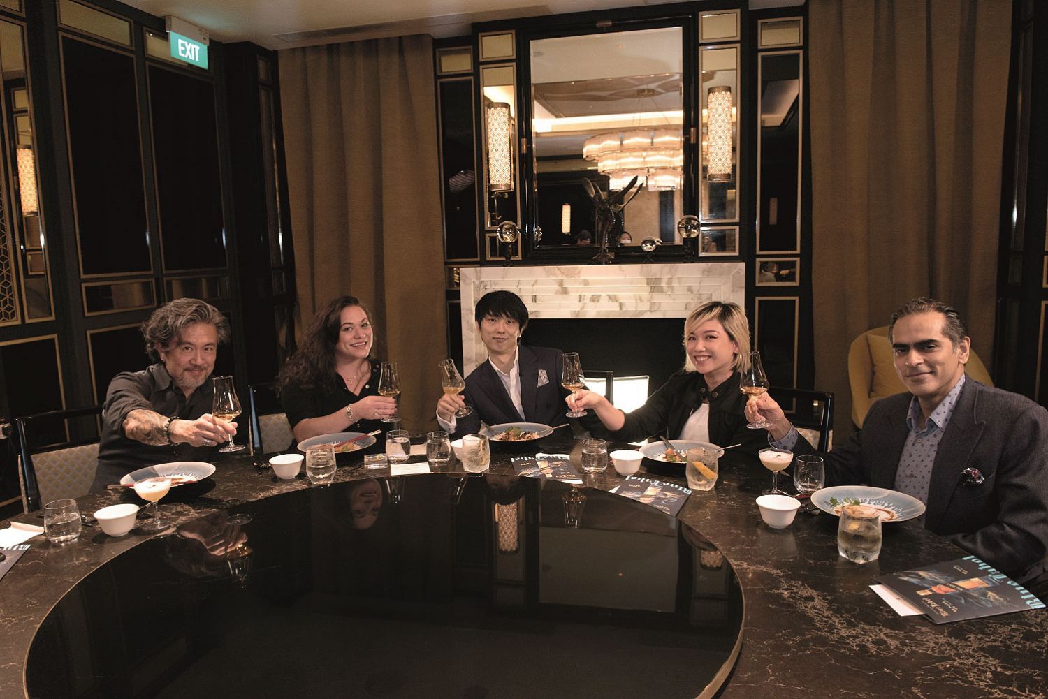 Adrian Pang, Catherine Grace Gardner, Jamie Tan, Gaurav Kripalani and Shirlyn Tan