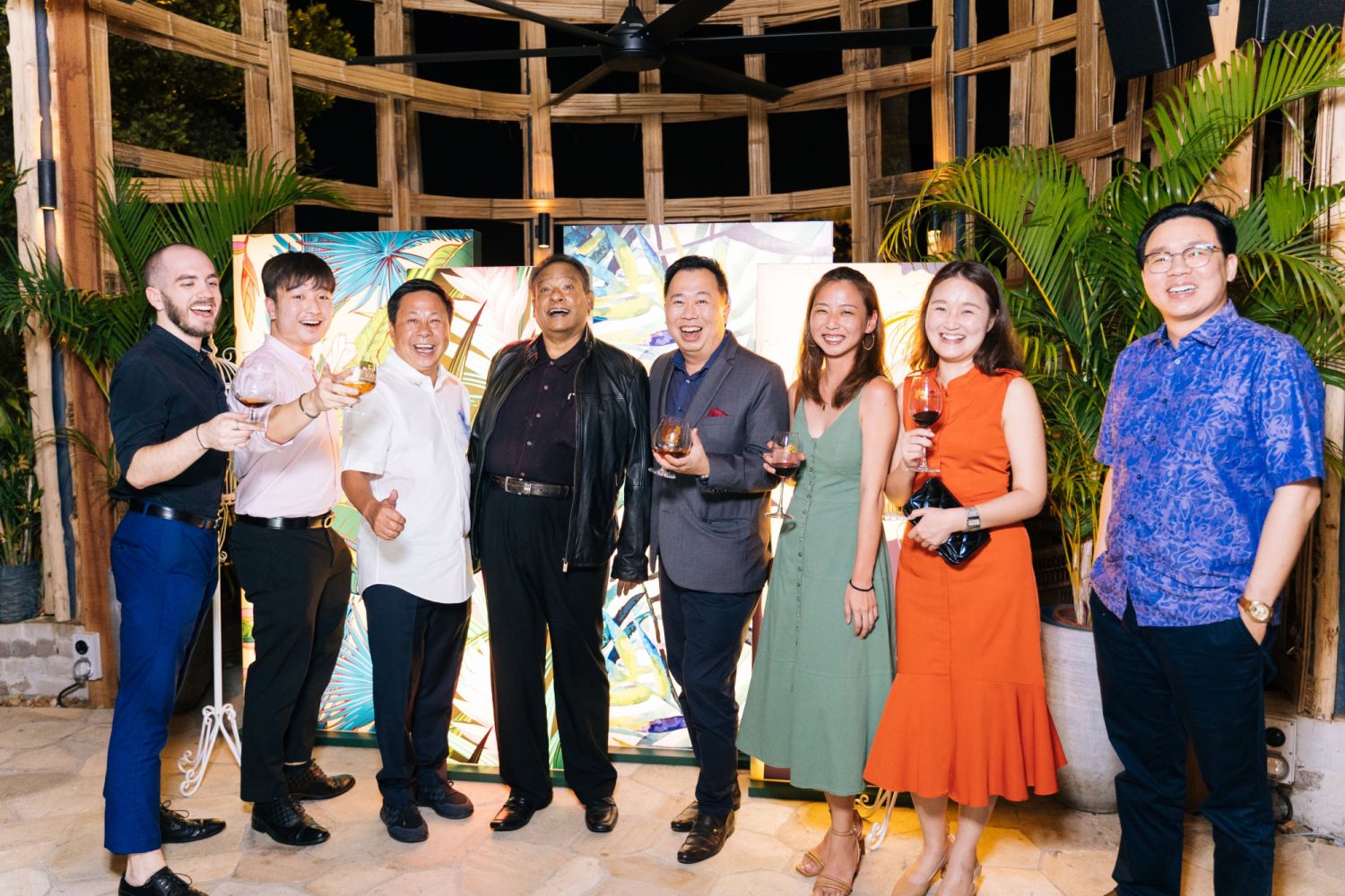 Bastien Michaud, Stanley Chong, XX, Datuk Dr. Brahma, Adrian Loh, Carmen Lim, Denise Oh & Lee Ka Seng