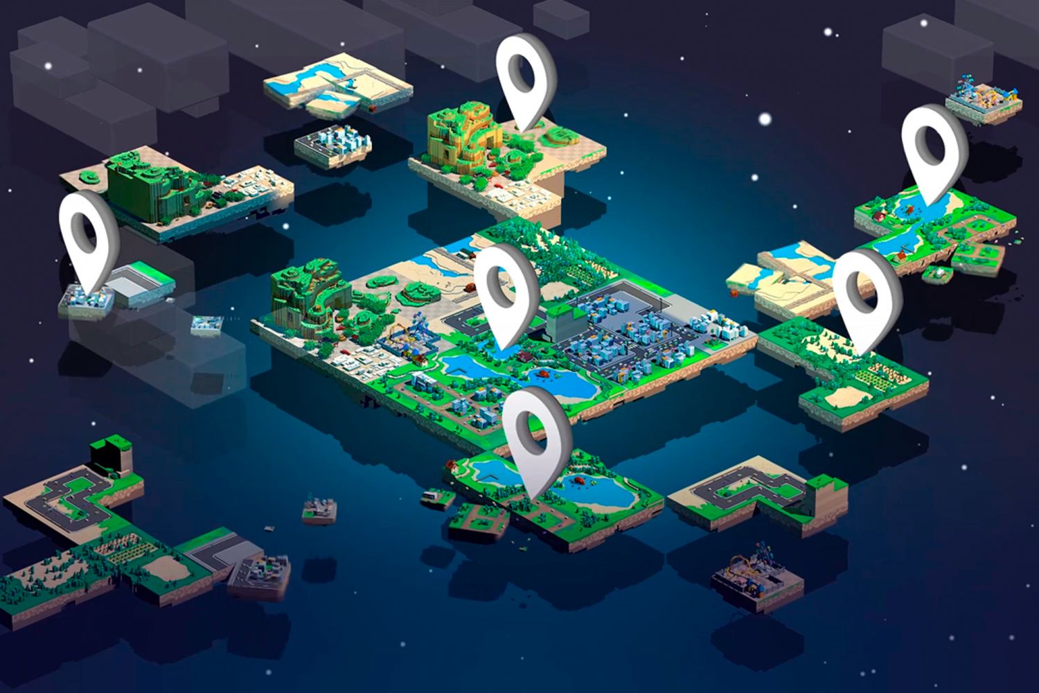 Plots of land for sale in the Sandbox metaverse
