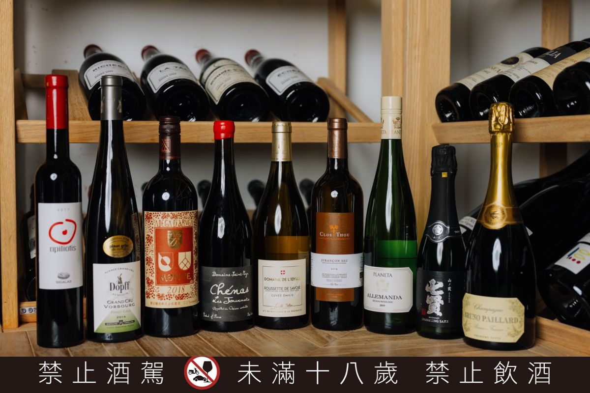 小樂沐提供多樣的葡萄酒搭配選擇。