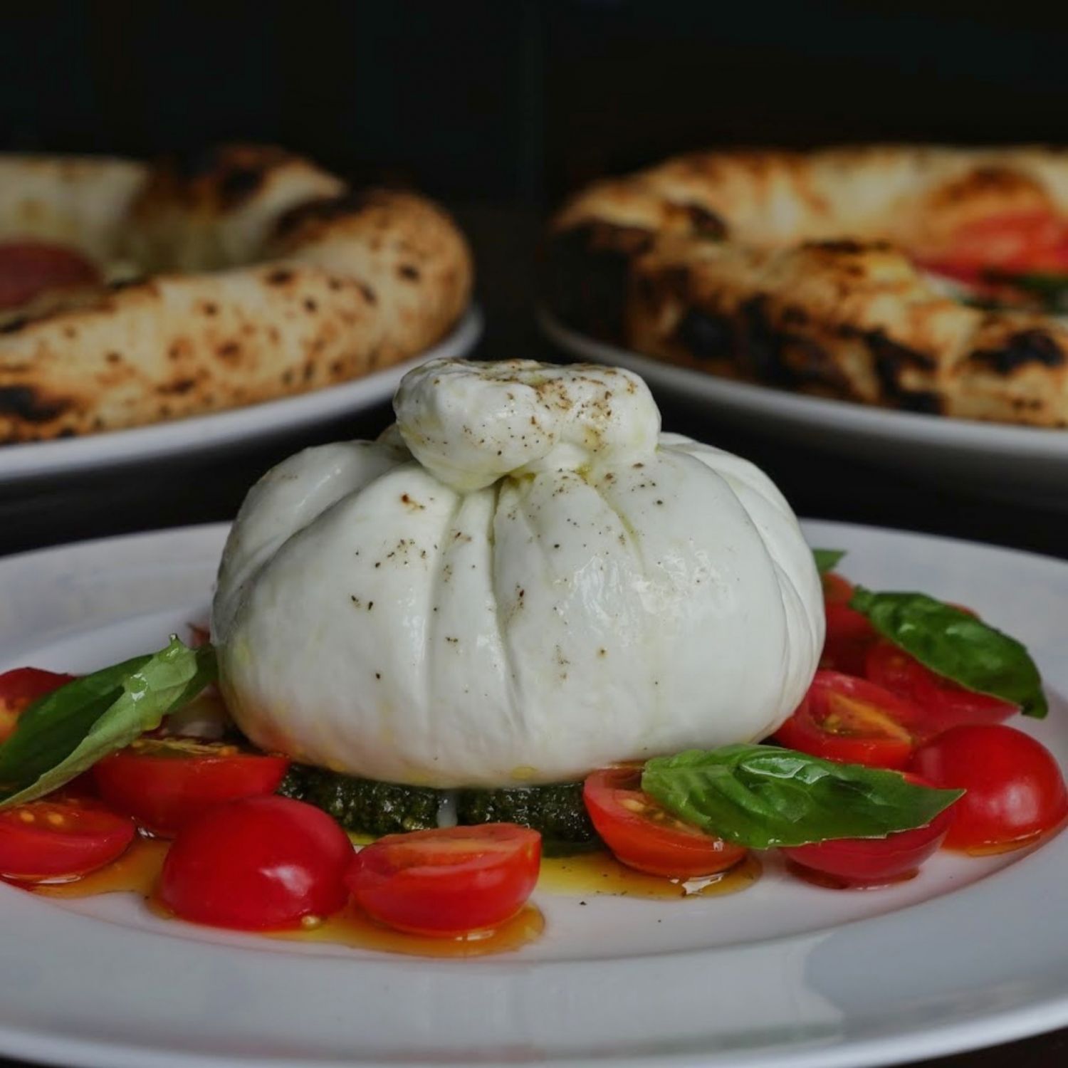 Best Italian Restaurants Gino’s burrata caprese