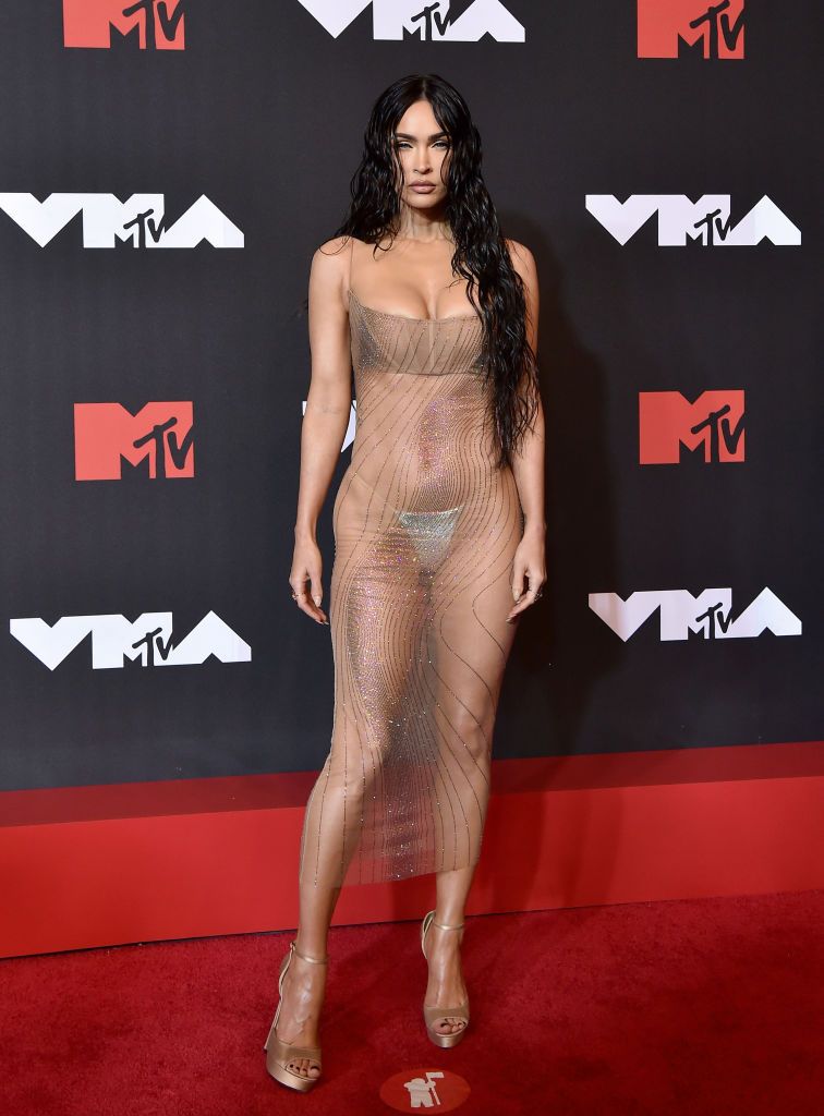 NEW YORK, NEW YORK - SEPTEMBER 12: Megan Fox attends the 2021 MTV Video Music Awards at Barclays Center on September 12, 2021 in the Brooklyn borough of New York City. (Photo by Axelle/Bauer-Griffin/FilmMagic)