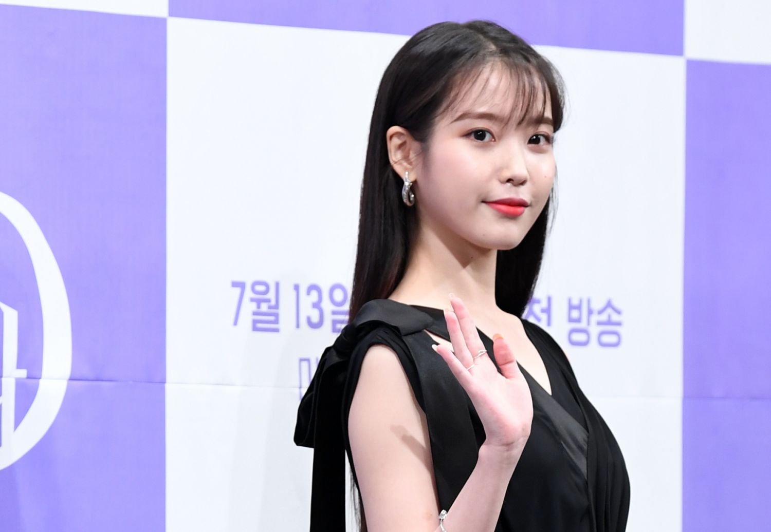 SEOUL, SOUTH KOREA - JULY 08: IU attends tvN drama 'Hotel del Luna' press conference at Imperial Palace Hotel on July 08, 2019 in Seoul, South Korea. (Photo by THE FACT/Imazins via Getty Images)