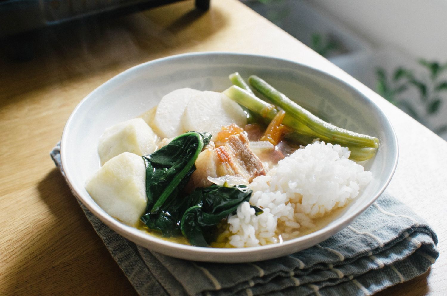 A plate of sinigang from the new season, Sour Sago