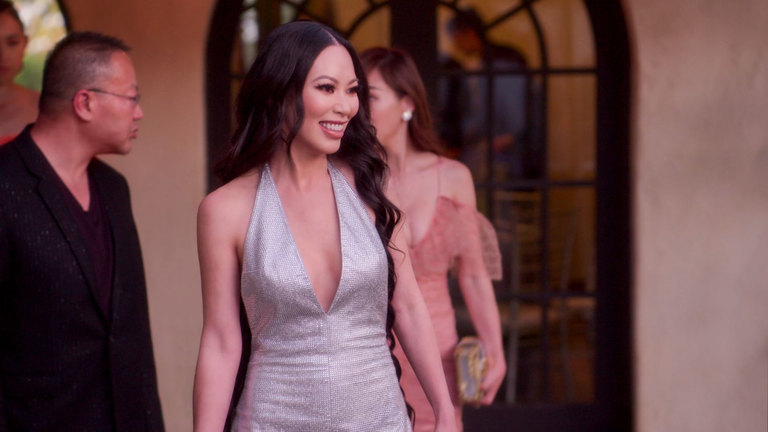 Bling Empire. (L to R) Dr. Gabriel Chiu, Christine Chiu in episode 103 of Bling Empire. Cr. Courtesy Of Netflix Â© 2022