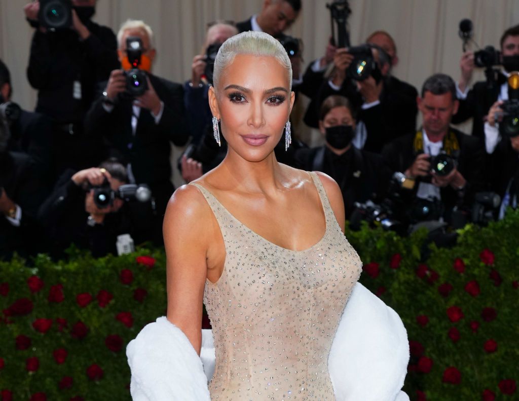 NEW YORK, NEW YORK - MAY 02: Kim Kardashian attends The 2022 Met Gala Celebrating "In America: An Anthology of Fashion" at The Metropolitan Museum of Art on May 02, 2022 in New York City. (Photo by Gotham/Getty Images)