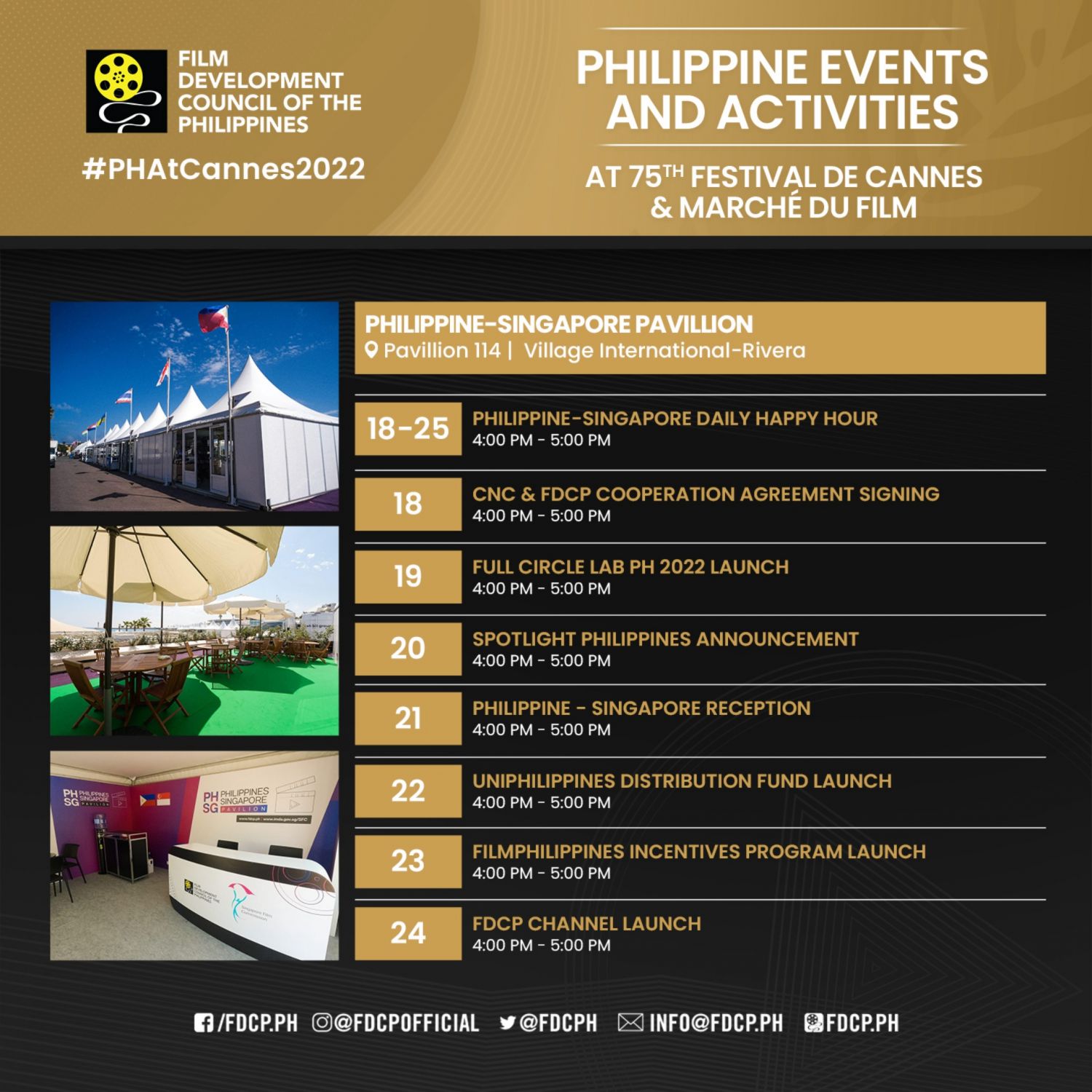Cannes 2022 PH Events and Activities