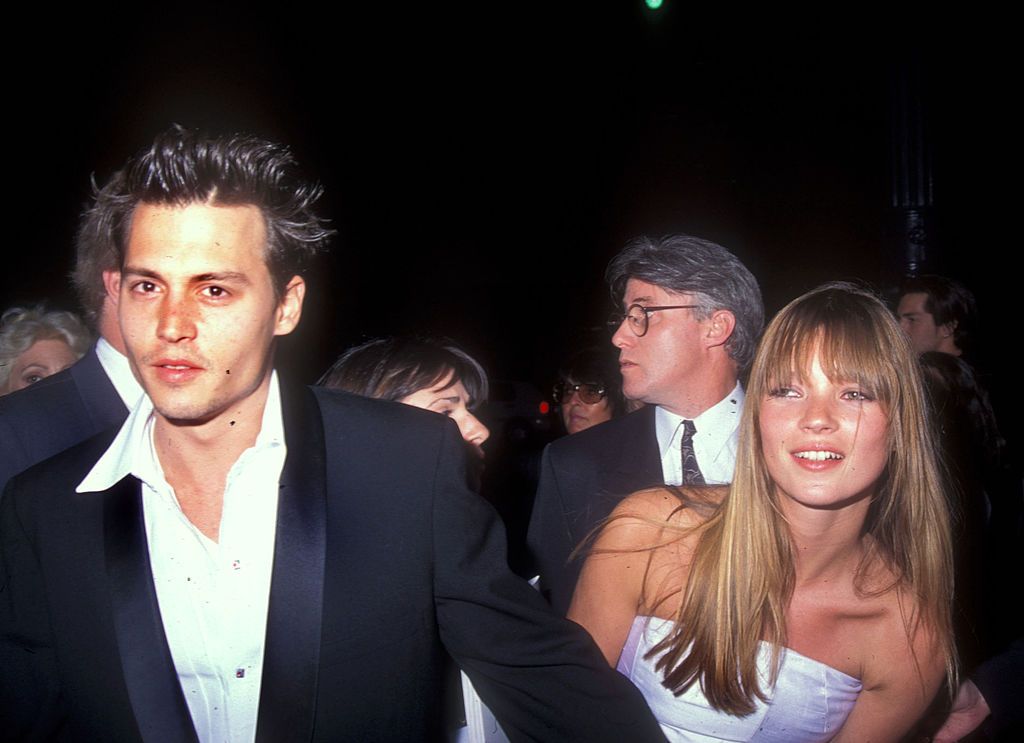 1995 file photo of Johnny Depp & Kate Moss in Los Angeles, California (Photo by Barry King/WireImage)