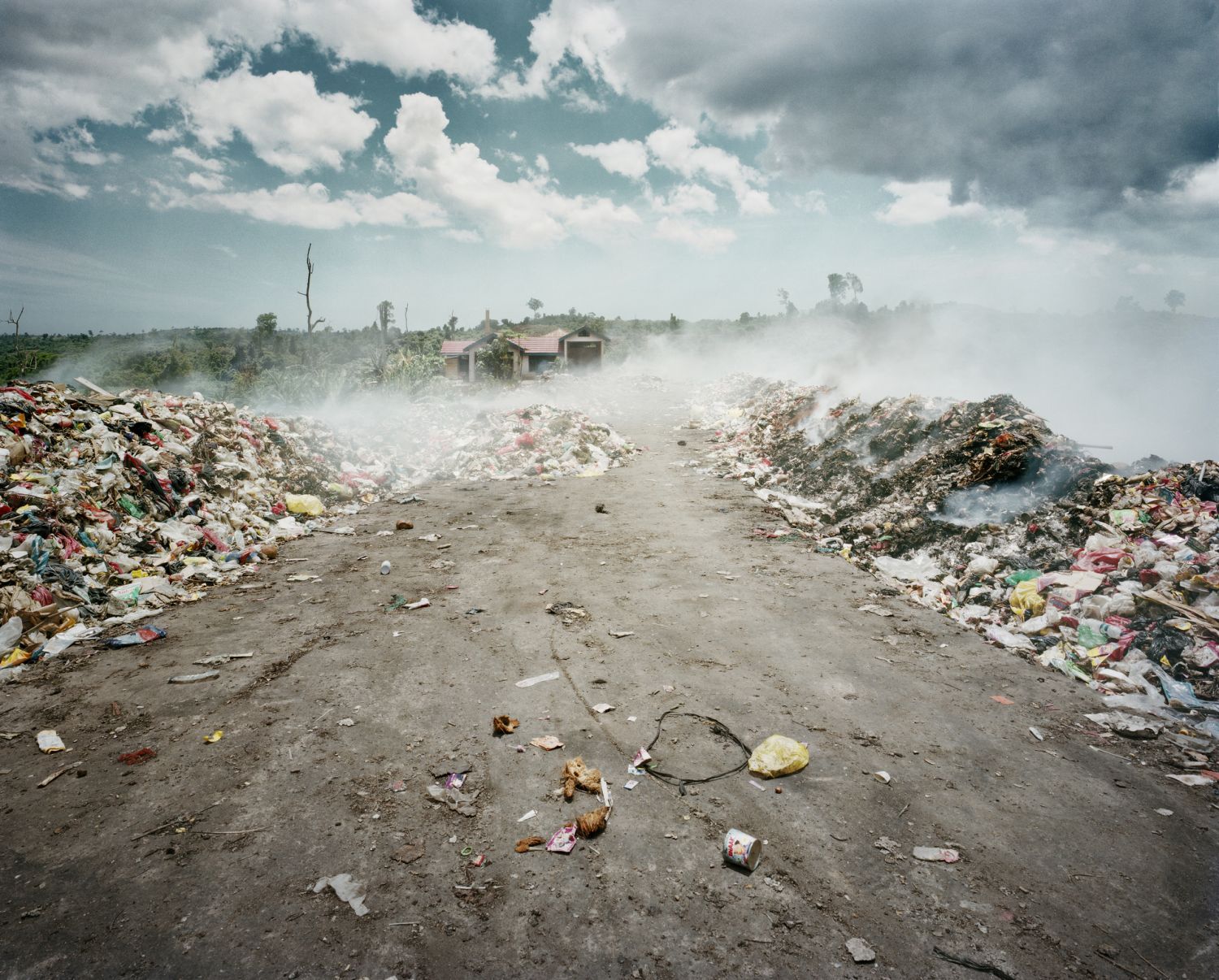 A rubbish dump steams as far as the eye can see: is this the future we are choosing? (Credit: Getty Images)