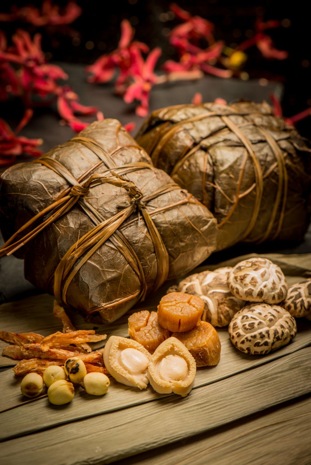 Steamed Supreme Sea Treasures and South African Abalone Glutinous Rice Dumpling (Photo: Mandarin Oriental, Kuala Lumpur)