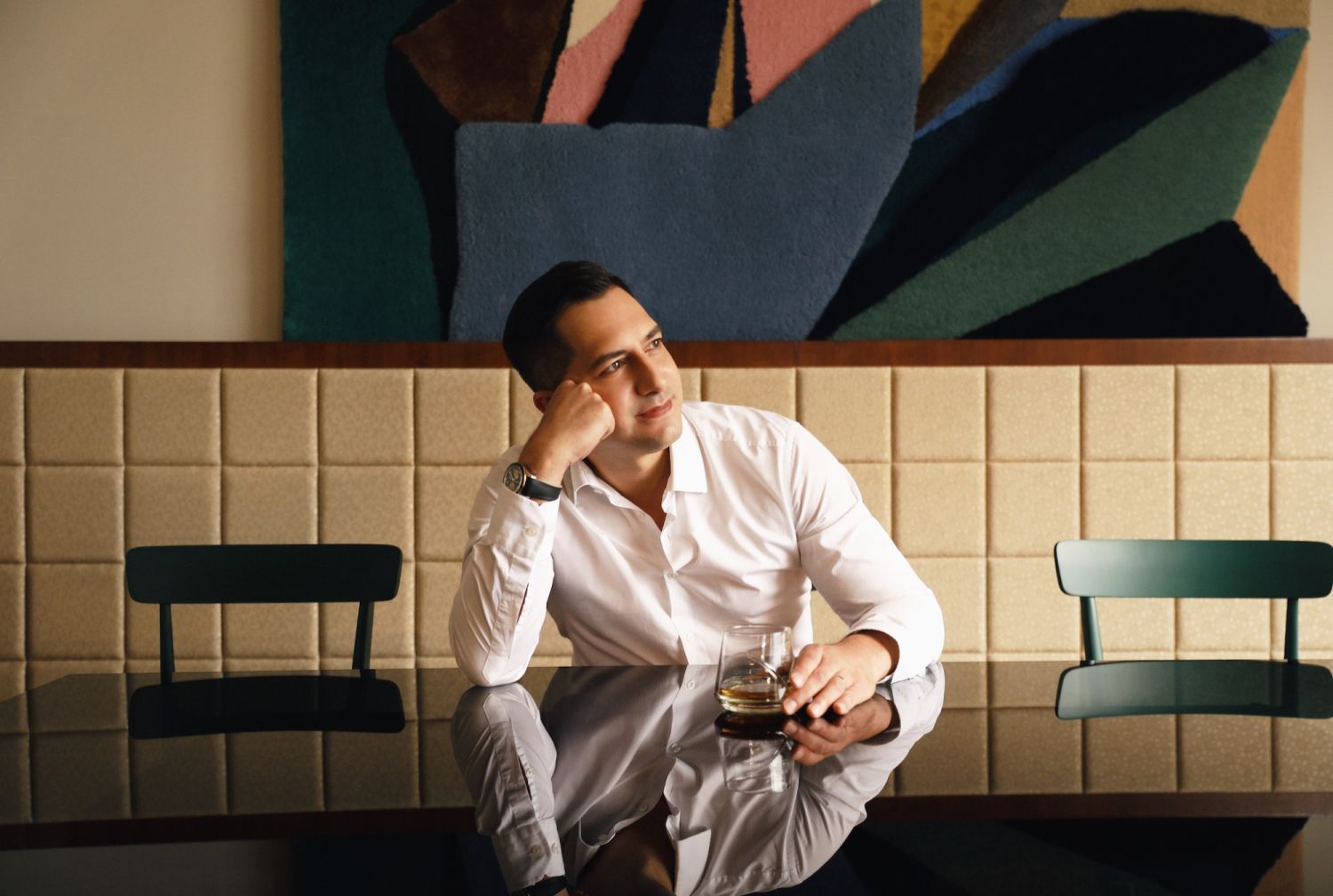 Stephane Levan,Macallan Ambassdor, photographed May 18, 2022 at Tatler House.Photography by Kwannam Chu