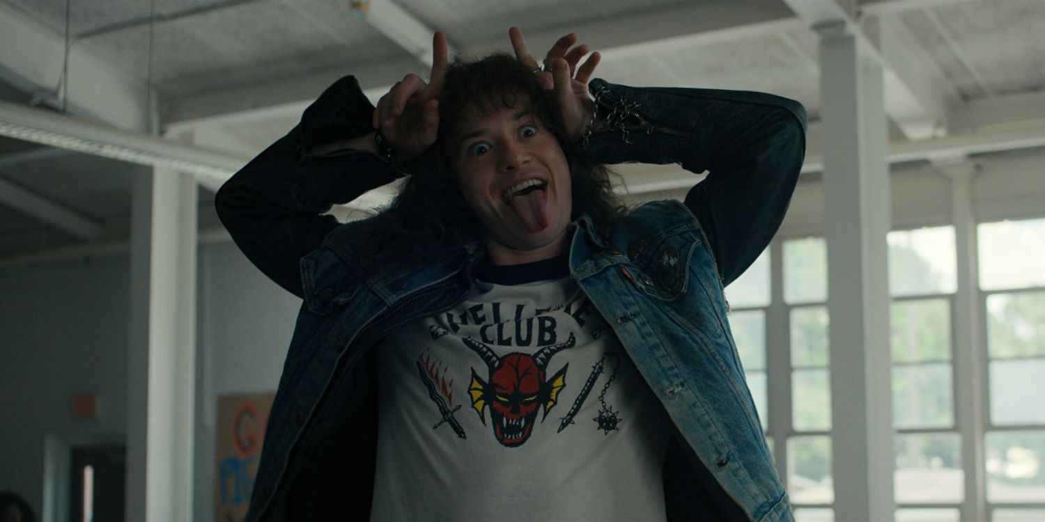 STRANGER THINGS. Joseph Quinn as Eddie Munson in STRANGER THINGS. (Photo: Courtesy of Netflix)