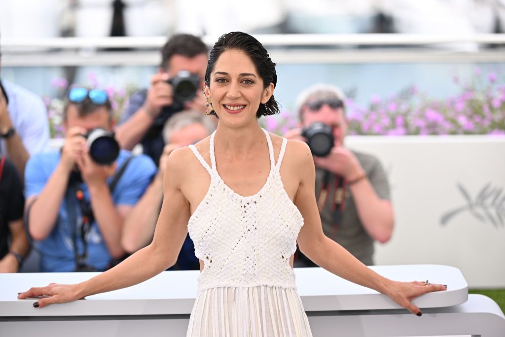 CANNES, FRANCE - MAY 23: Iranian actress Zar Amir Ebrahimi poses during a photocall for the film âHoly Spiderâ at the 75th annual Cannes Film Festival in Cannes, France on May 23, 2022. (Photo by Mustafa Yalcin/Anadolu Agency via Getty Images)