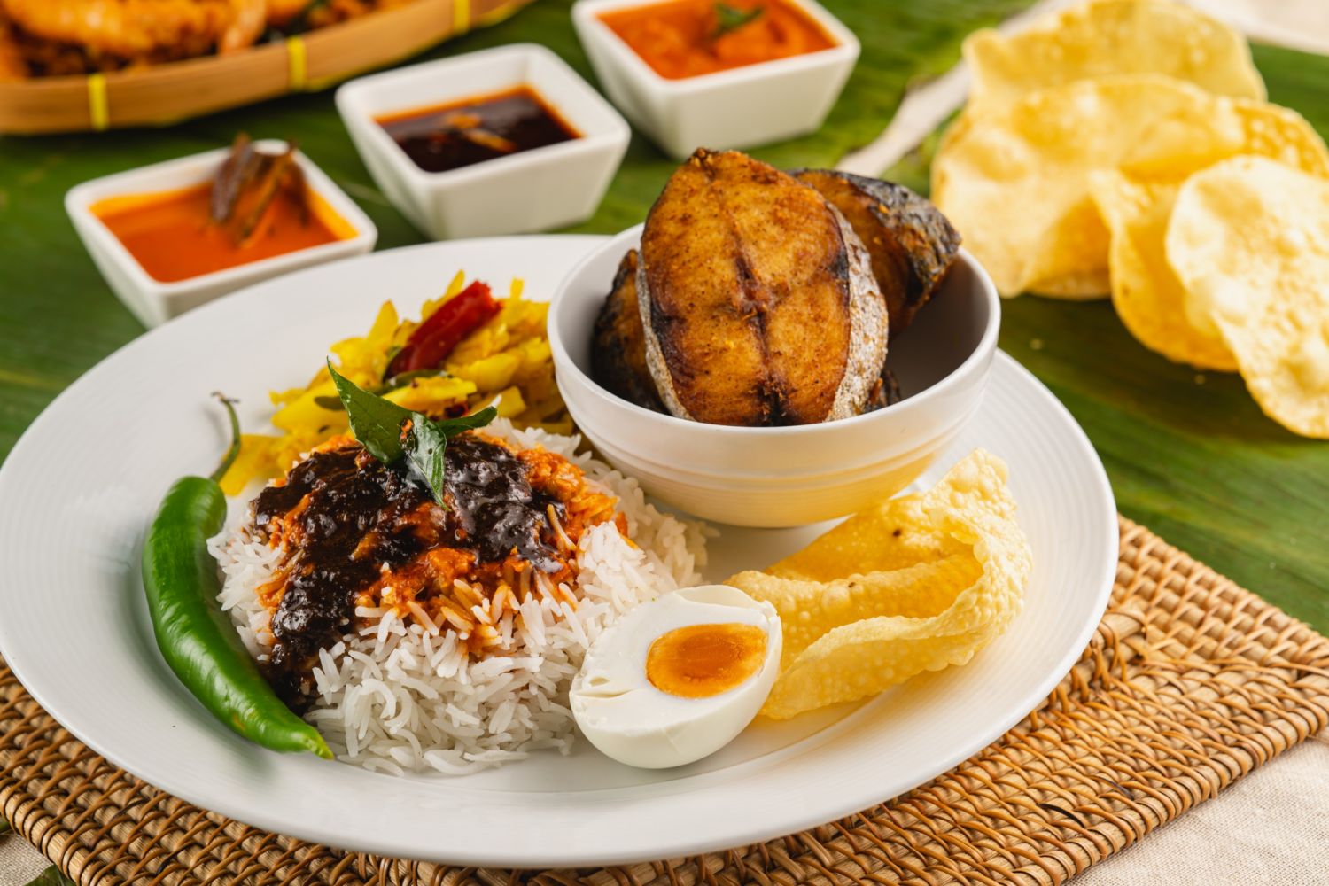 A plate from Nasi Kandar Headquarters