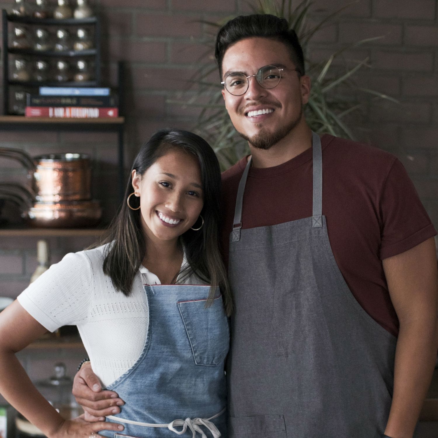 Kimberly Camara (left) and Kevin Borja (right), the co-founders of Kora