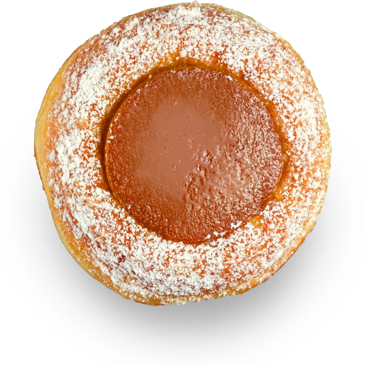 The leche flan doughnut, Kora’s first-ever flavour
