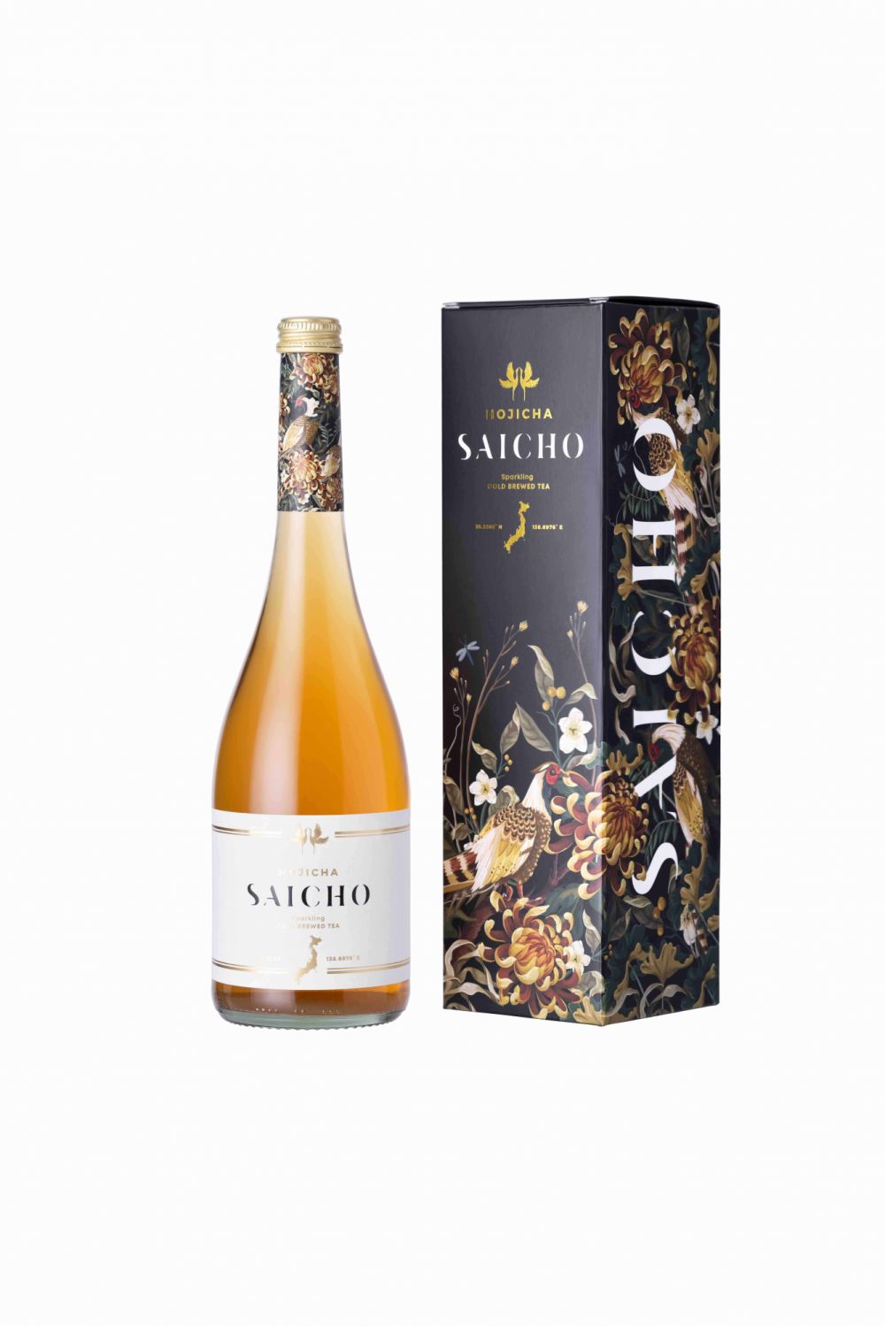 Saicho's Hojicha sparkling tea