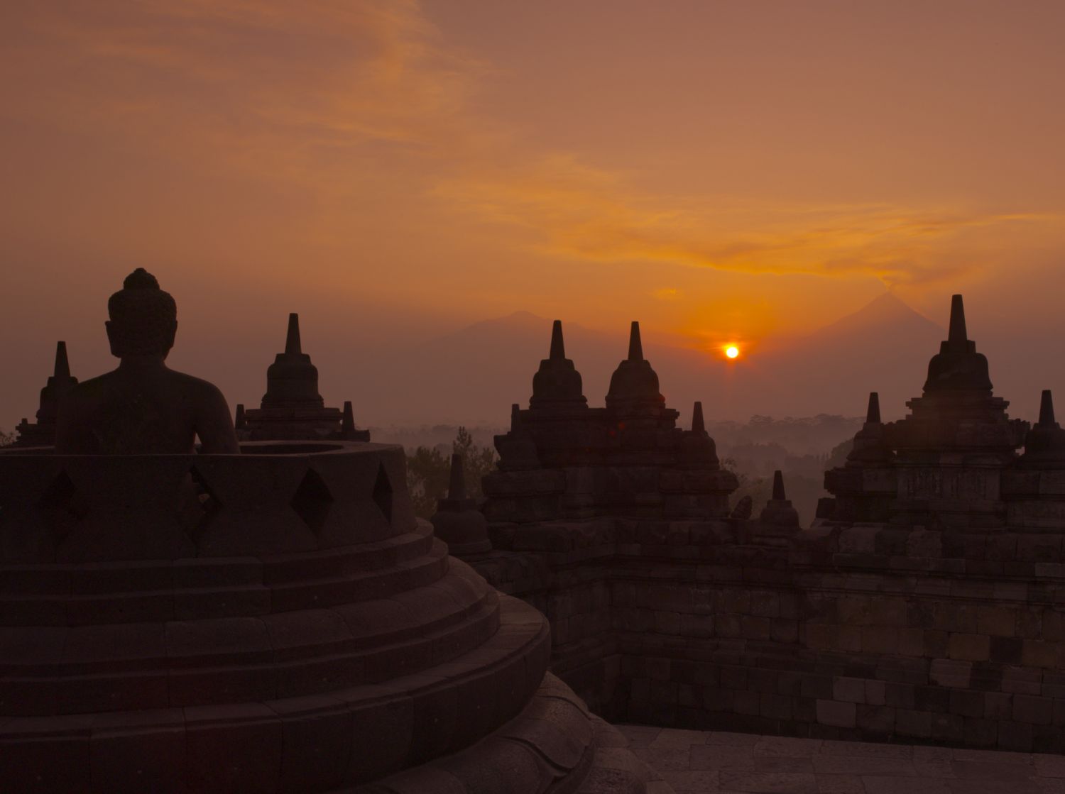 Borobudur at Sunrise