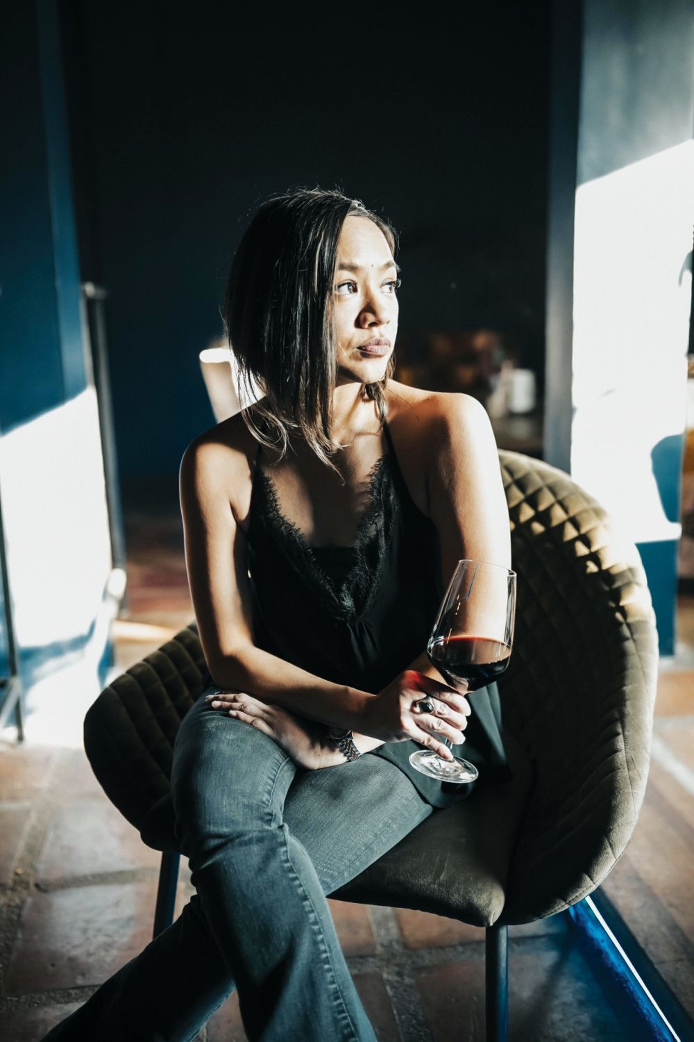 Chie Gatchalian, the expert wino behind 5 & 1/2 Twists (Photo: Kay Uytiepo)