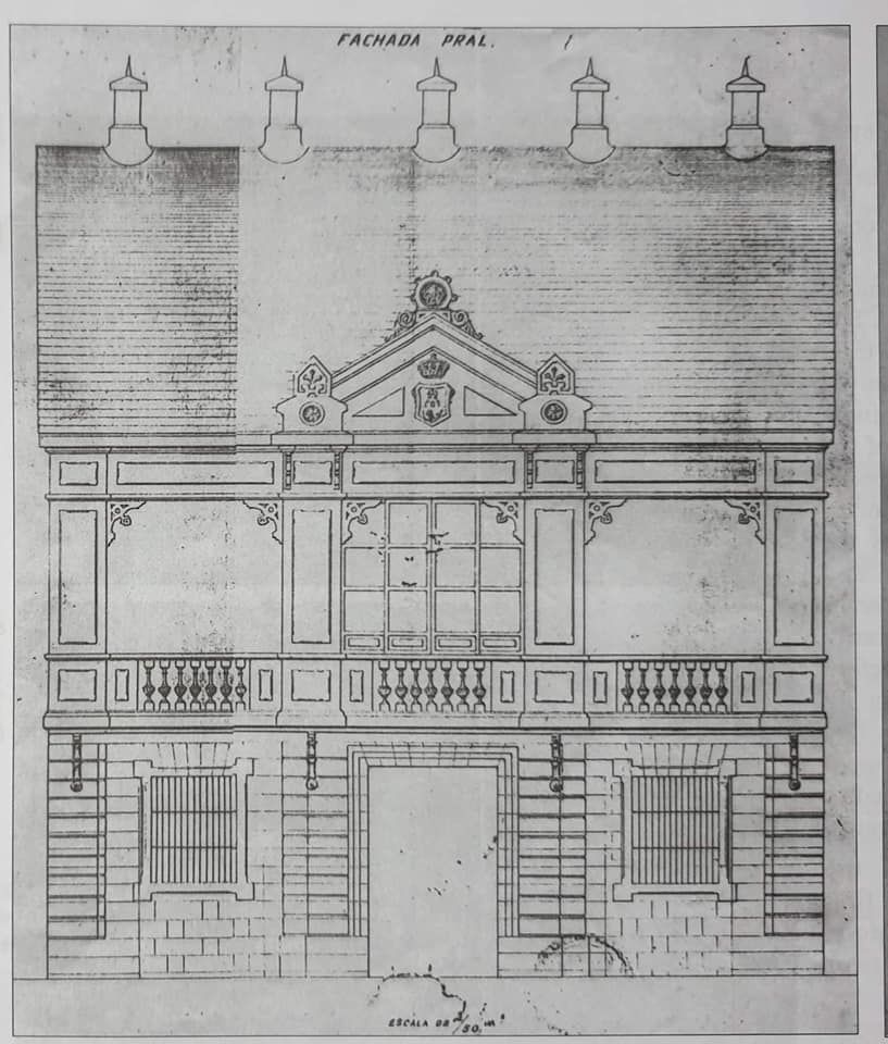 Plans for Casa Tribunal de Naturales, retrieved from Center for Filipino Architecture Facebook page