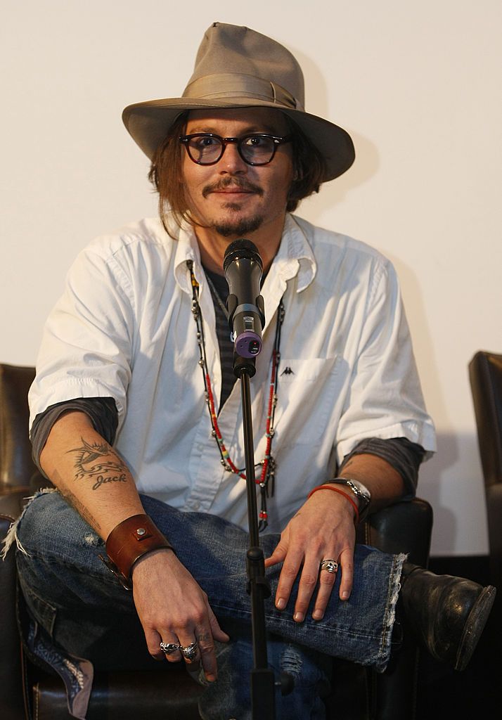 BELGRADE, SERBIA - JANUARY 14: Johnny Depp attends a press conference during the Kustendorf music & film festival, day 2 on January 14, 2010 in Belgrade, Serbia. (Photo by Srdjan Stevanovic/WireImage)