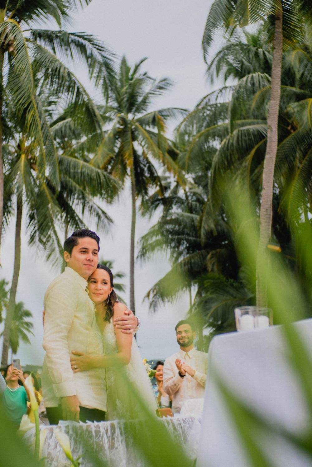 The newlyweds