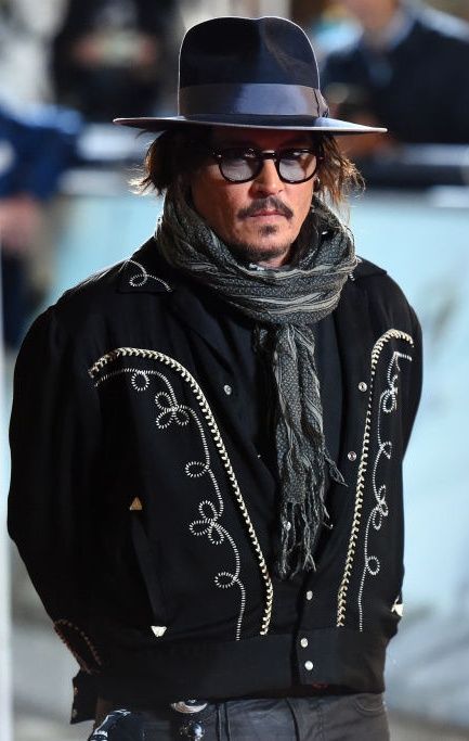 American actor Johnny Depp at Rome Film Fest 2021. Puffins red carpet. Rome (Italy), October 17th, 2021