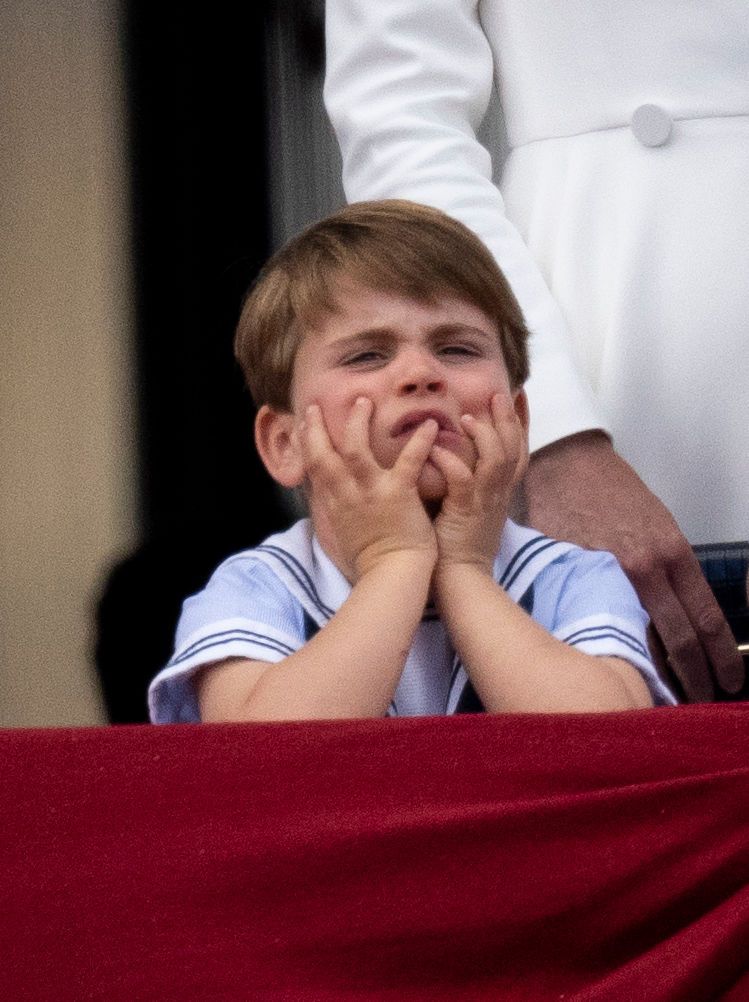 LONDON, ENGLAND - JUNE 02: Prince Louis of Cambridge during Trooping the Colour on June 2, 2022 in London, England. Trooping The Colour, also known as The Queen's Birthday Parade, is a military ceremony performed by regiments of the British Army that has taken place since the mid-17th century. It marks the official birthday of the British Sovereign. This year, from June 2 to June 5, 2022, there is the added celebration of the Platinum Jubilee of Elizabeth II in the UK and Commonwealth to mark the 70th anniv