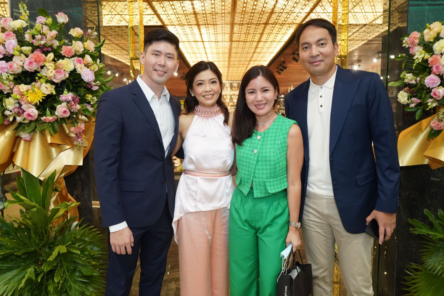 (L-R): Gerry Sy, Jinky Tobiano Sy, Papat Fider, Carl Fider